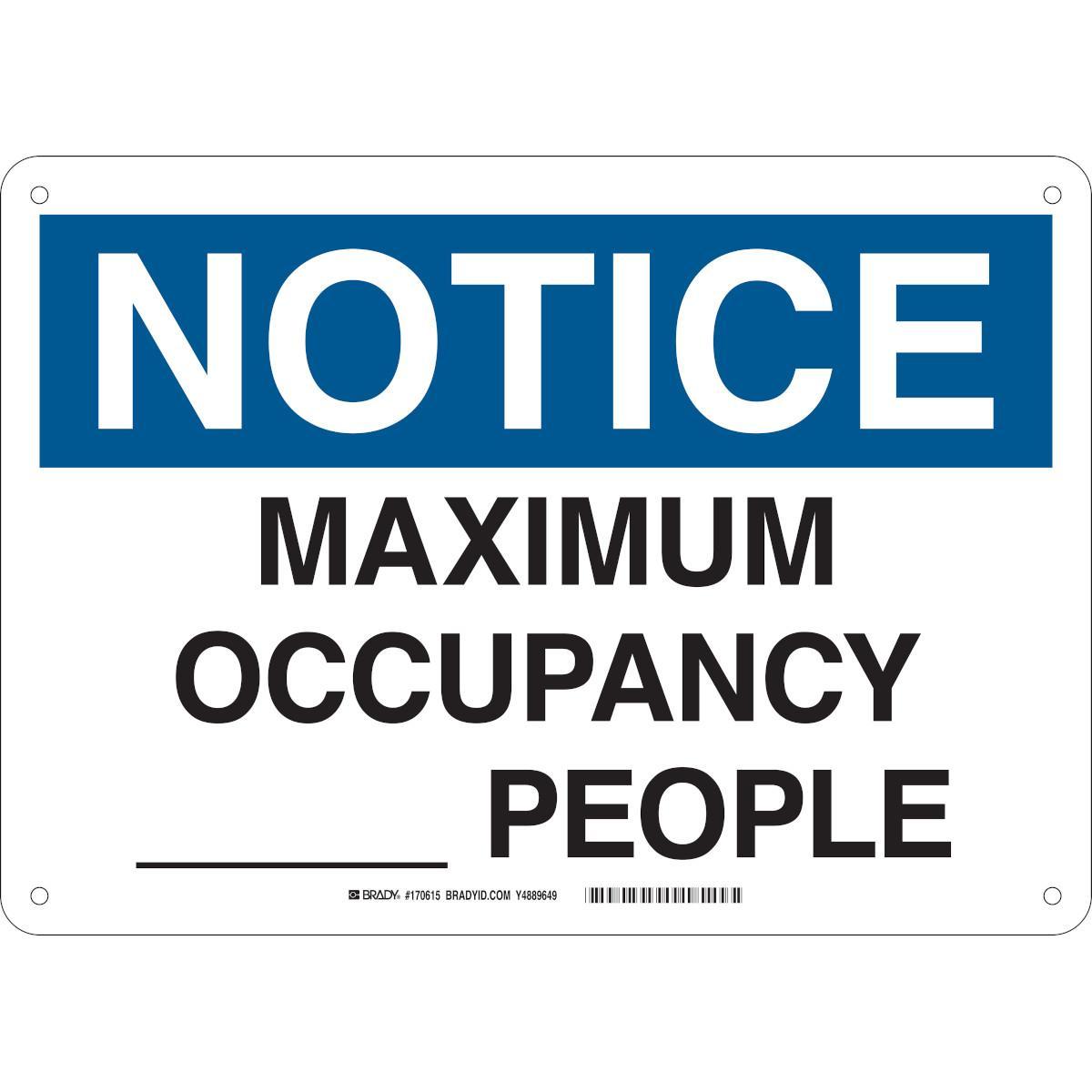 Brady® 170615 Office & Facility Signs