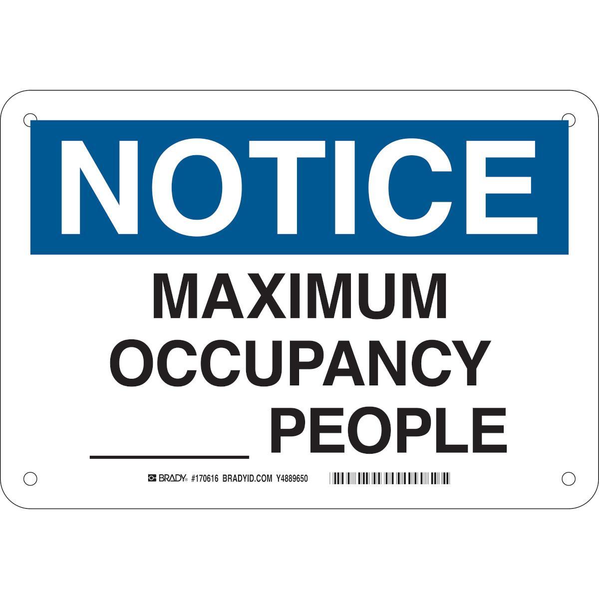 Brady® 170616 Office & Facility Signs