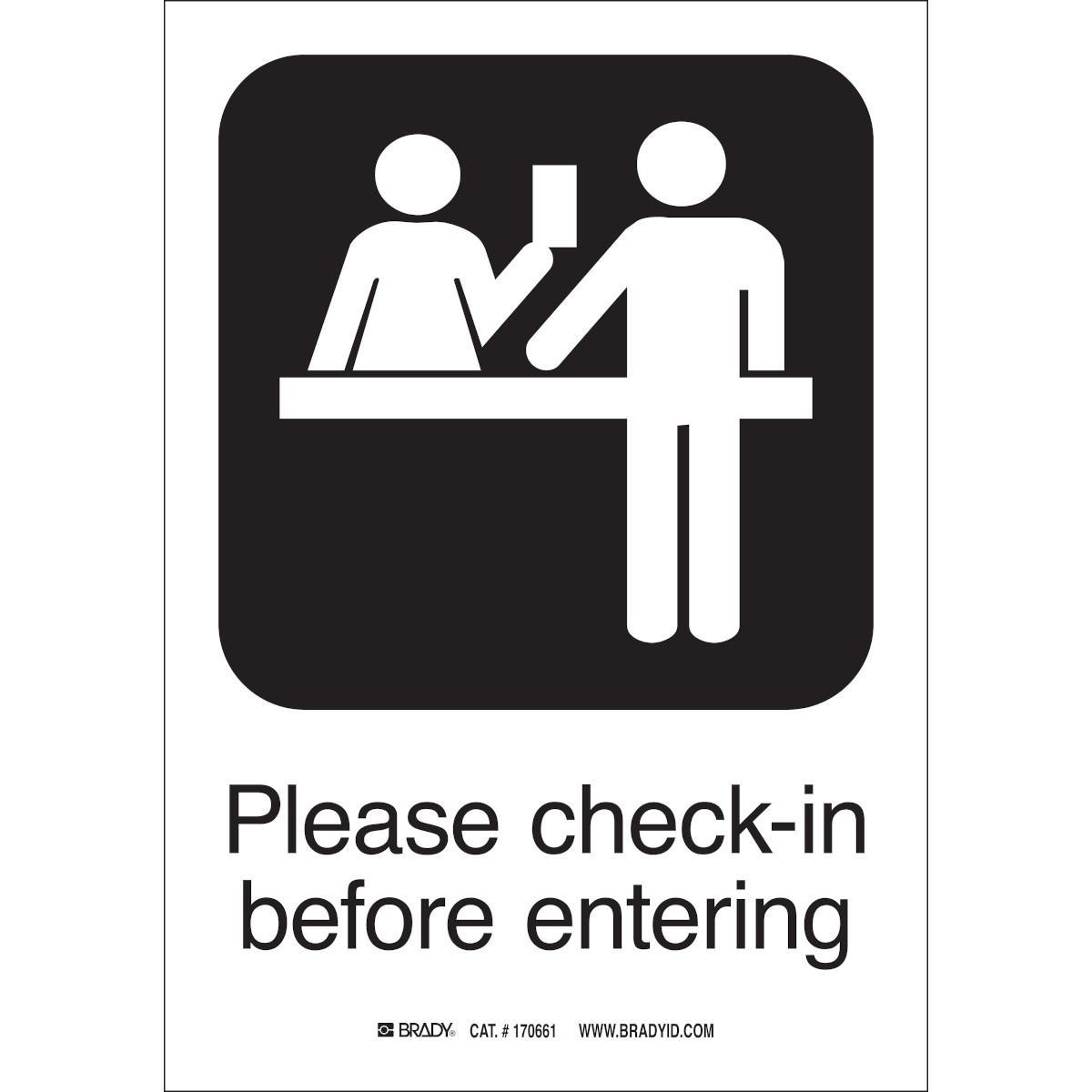 Brady® 170664 Office & Facility Signs