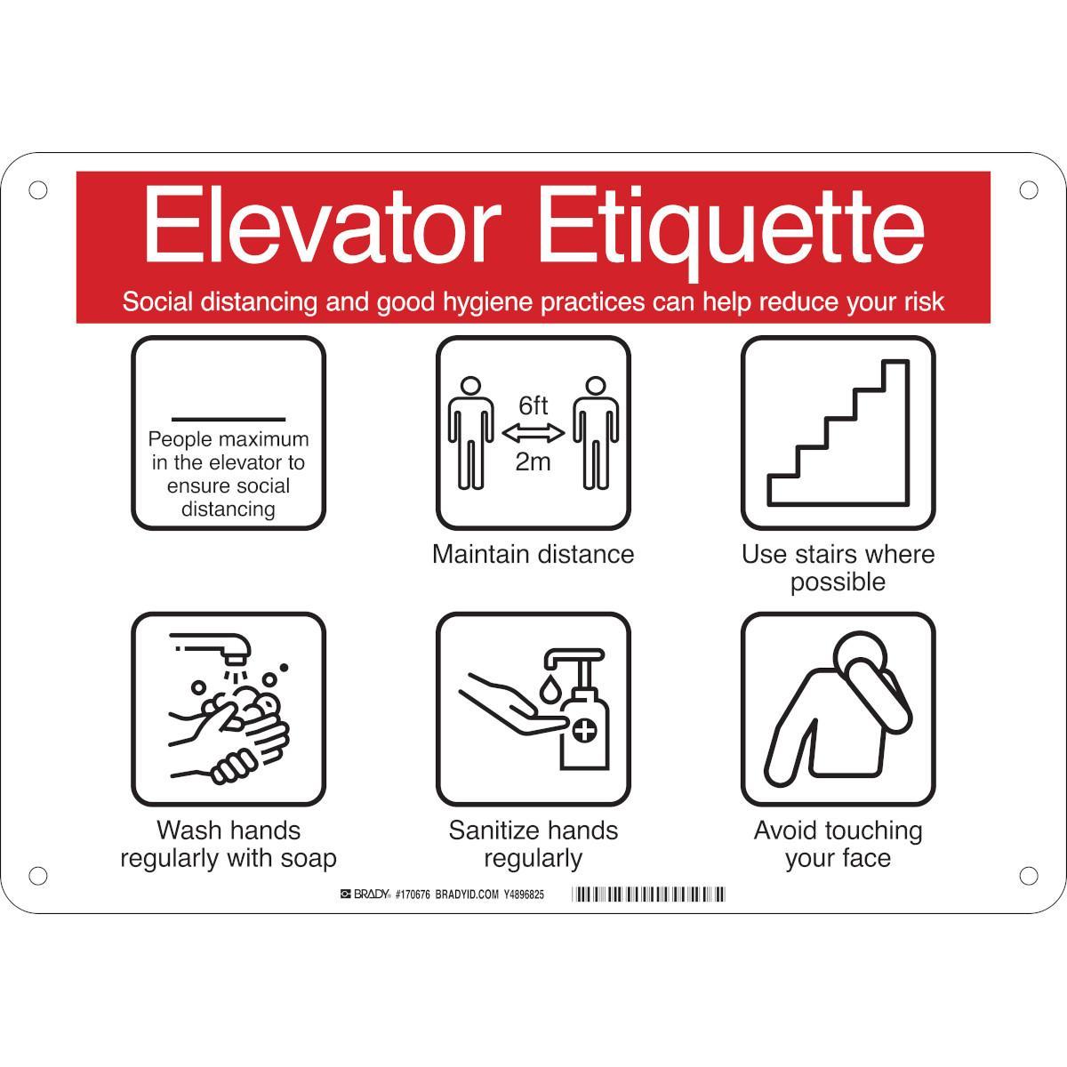 Brady® 170676 Office & Facility Signs