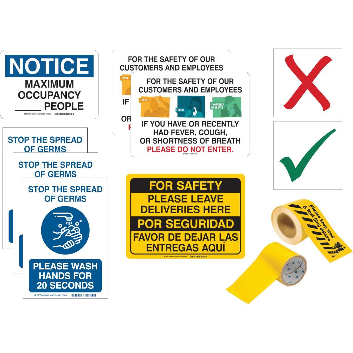 Brady® 170678 Office & Facility Signs
