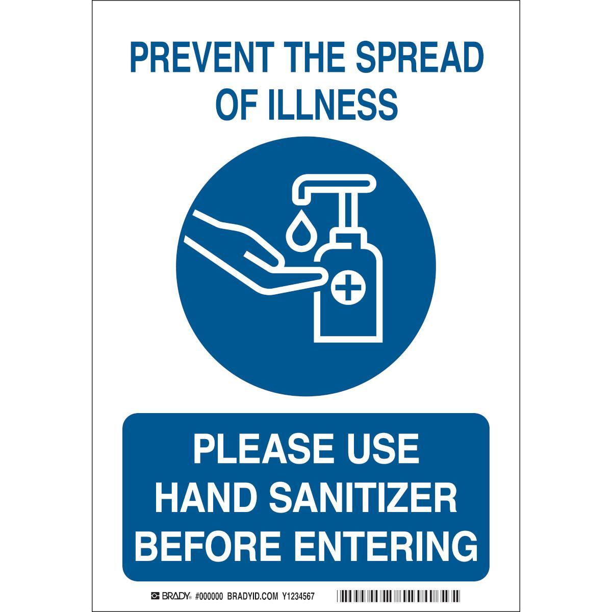 Brady® 170689 Office & Facility Signs