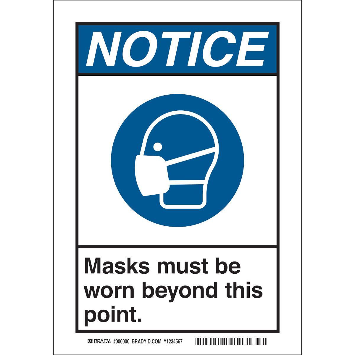 Brady® 170696 Office & Facility Signs