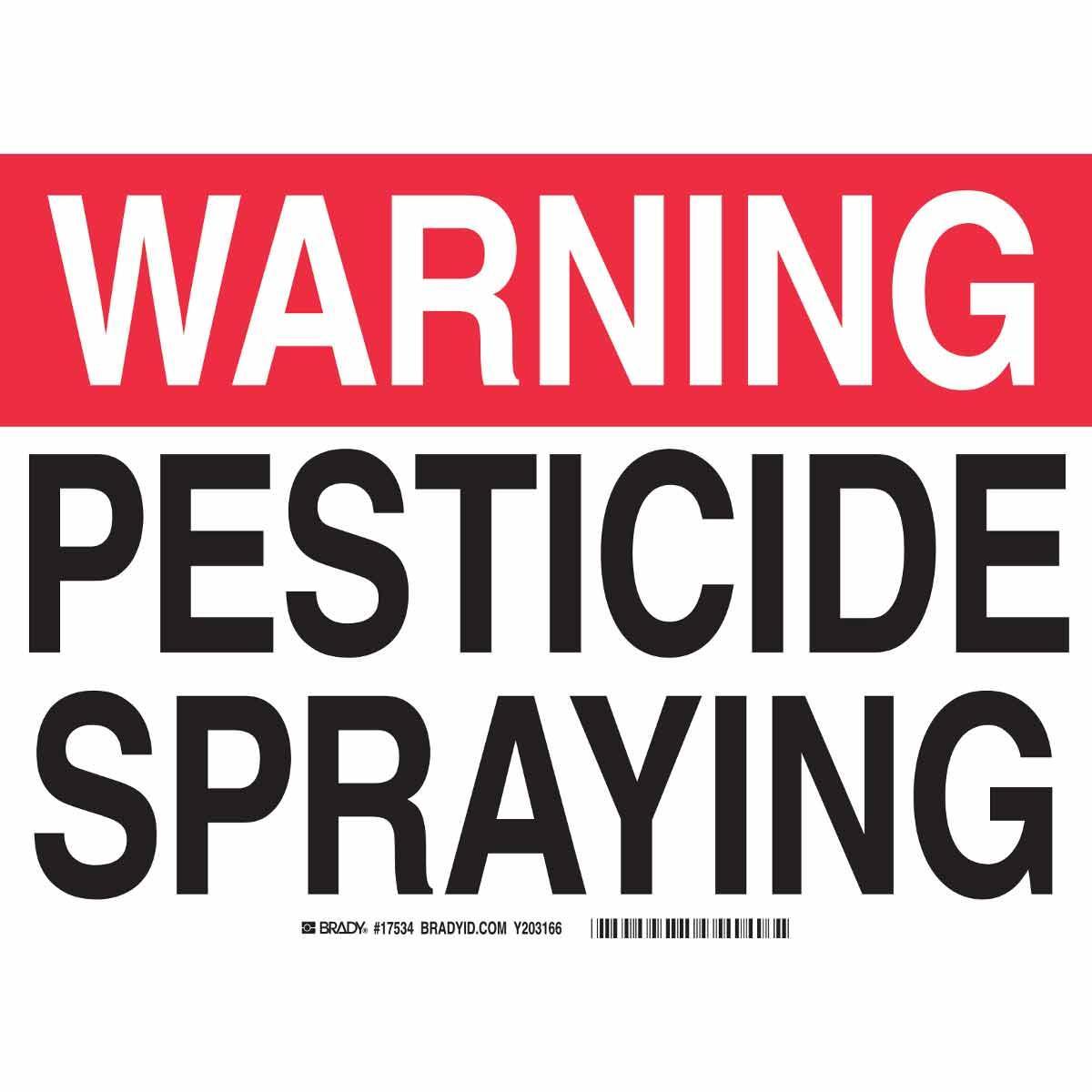 Brady® 17534 Chemical & Hazardous Material Signs