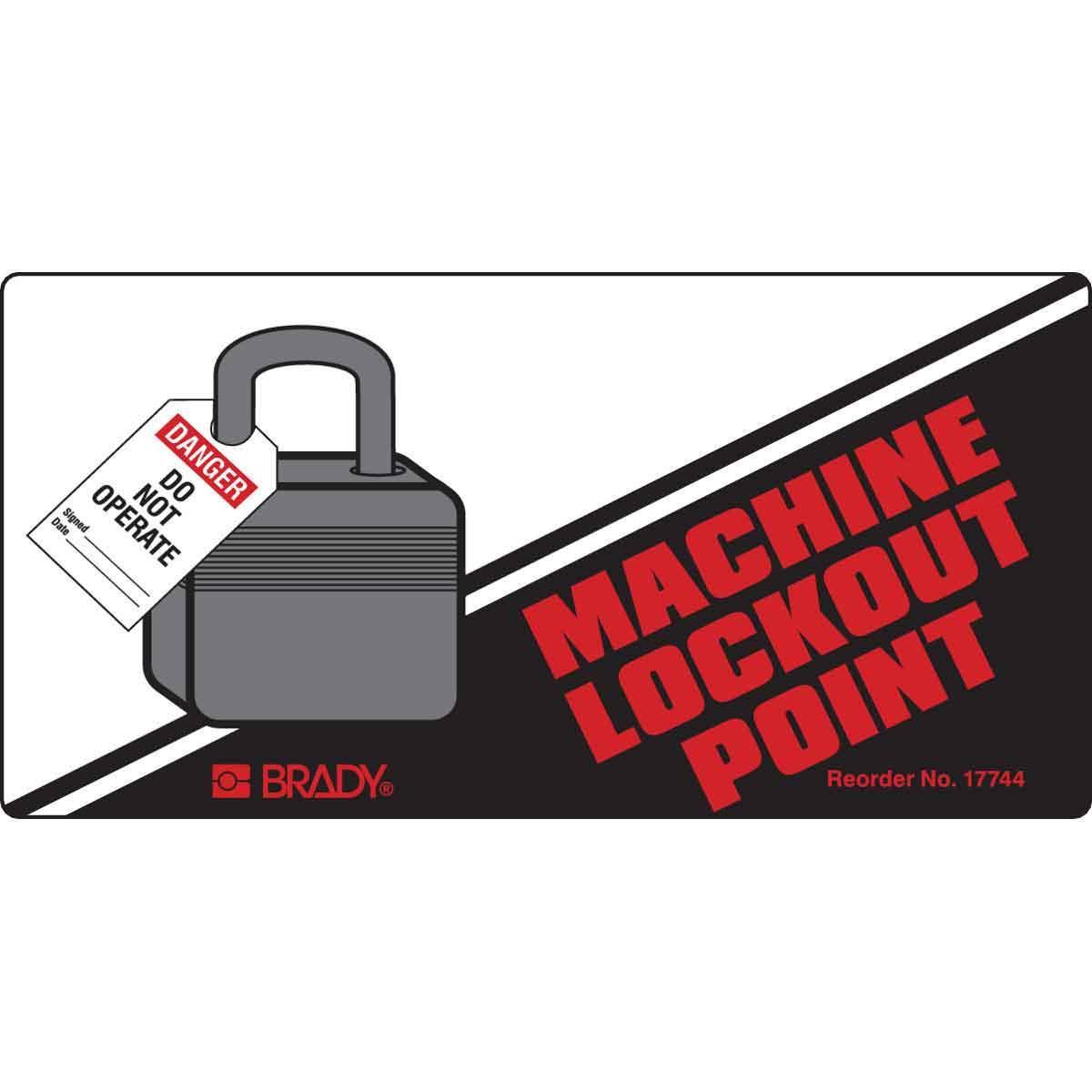 Brady® 17744LS Safety & Facility Labels