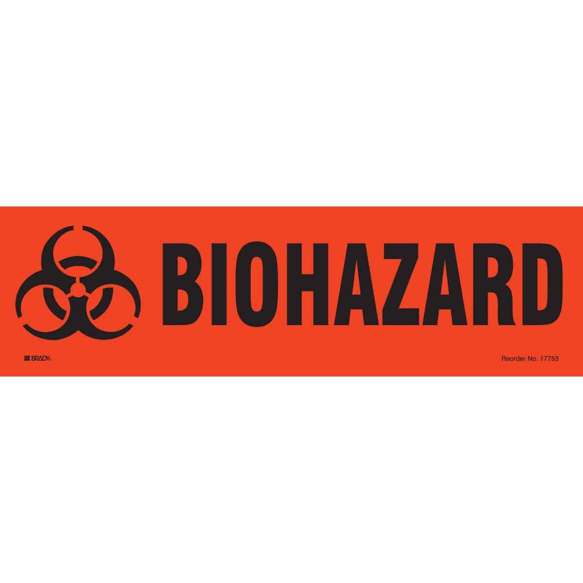 Brady® 17753SLS Chemical & Hazardous Material Signs