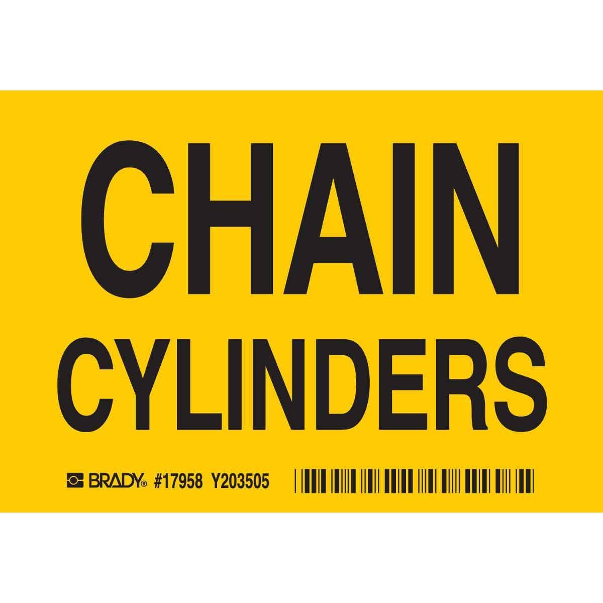 Brady® 17958 Chemical & Hazardous Material Signs