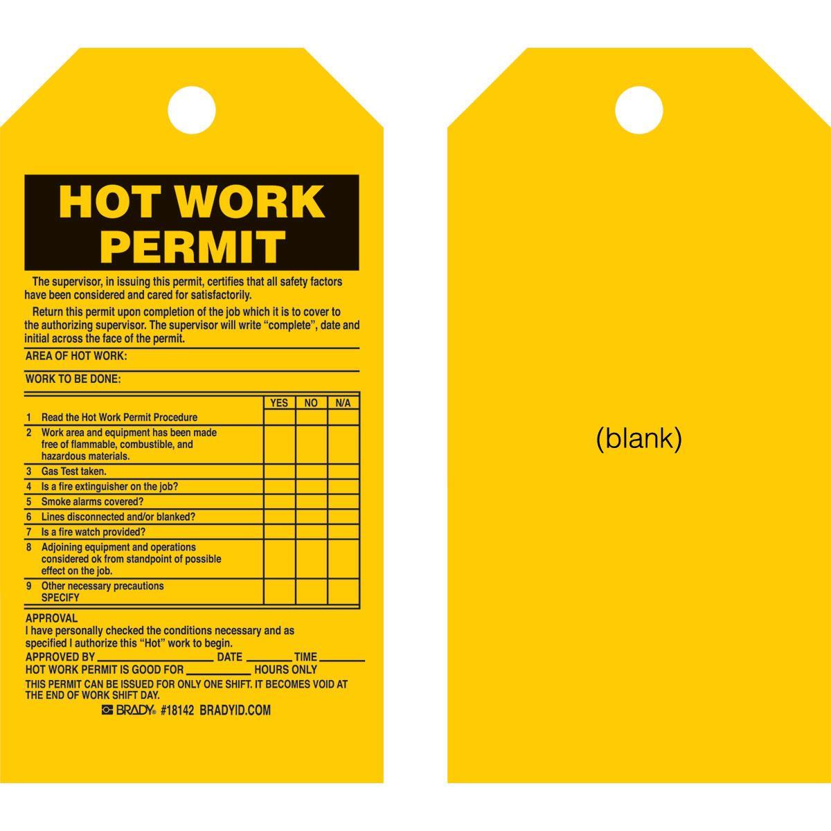 Brady® 18142 Safety & Facility Tags