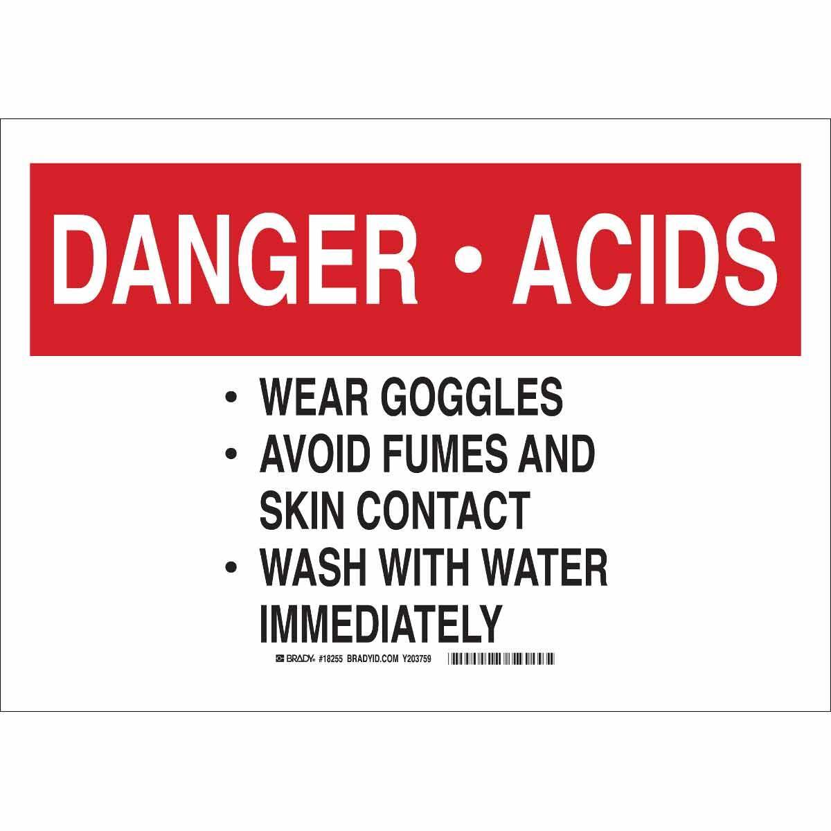 Brady® 18257 Accident Prevention Signs