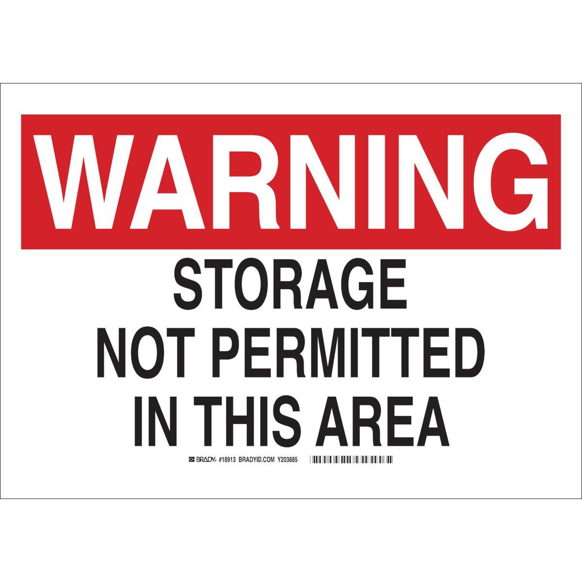 Brady® 18915 Chemical & Hazardous Material Signs