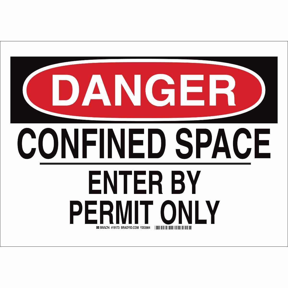 Brady® 19173 Accident Prevention Signs