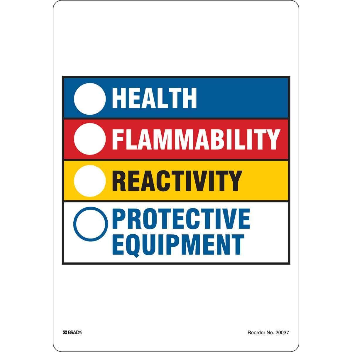 Brady® 20037LS Safety & Facility Labels