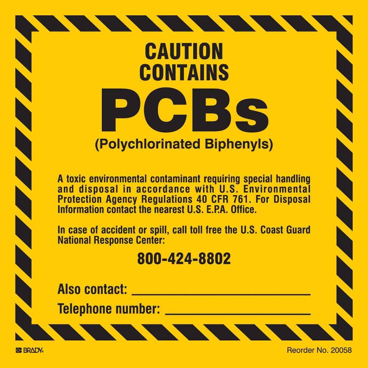 Brady® 20058LS Safety & Facility Labels