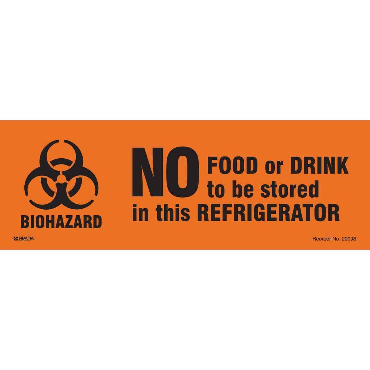 Brady® 20098MLS Chemical & Hazardous Material Signs