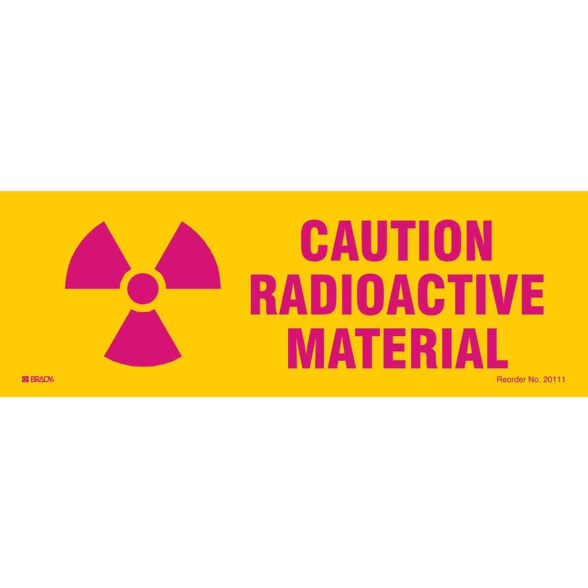 Brady® 20111MLS Chemical & Hazardous Material Signs