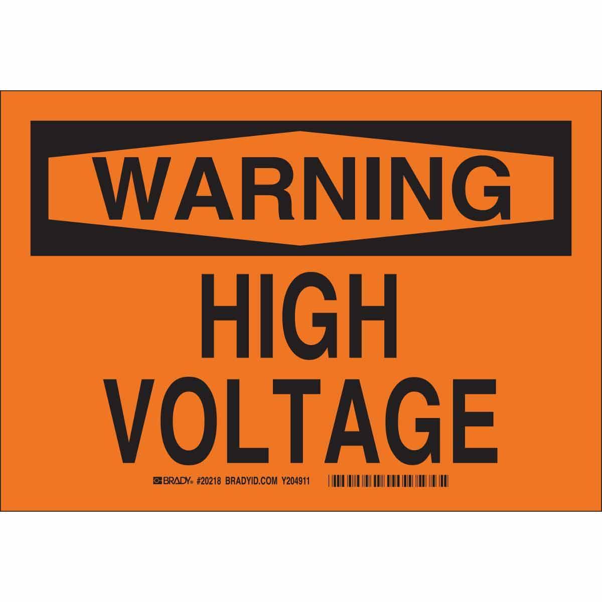 Brady® 20226 Accident Prevention Signs