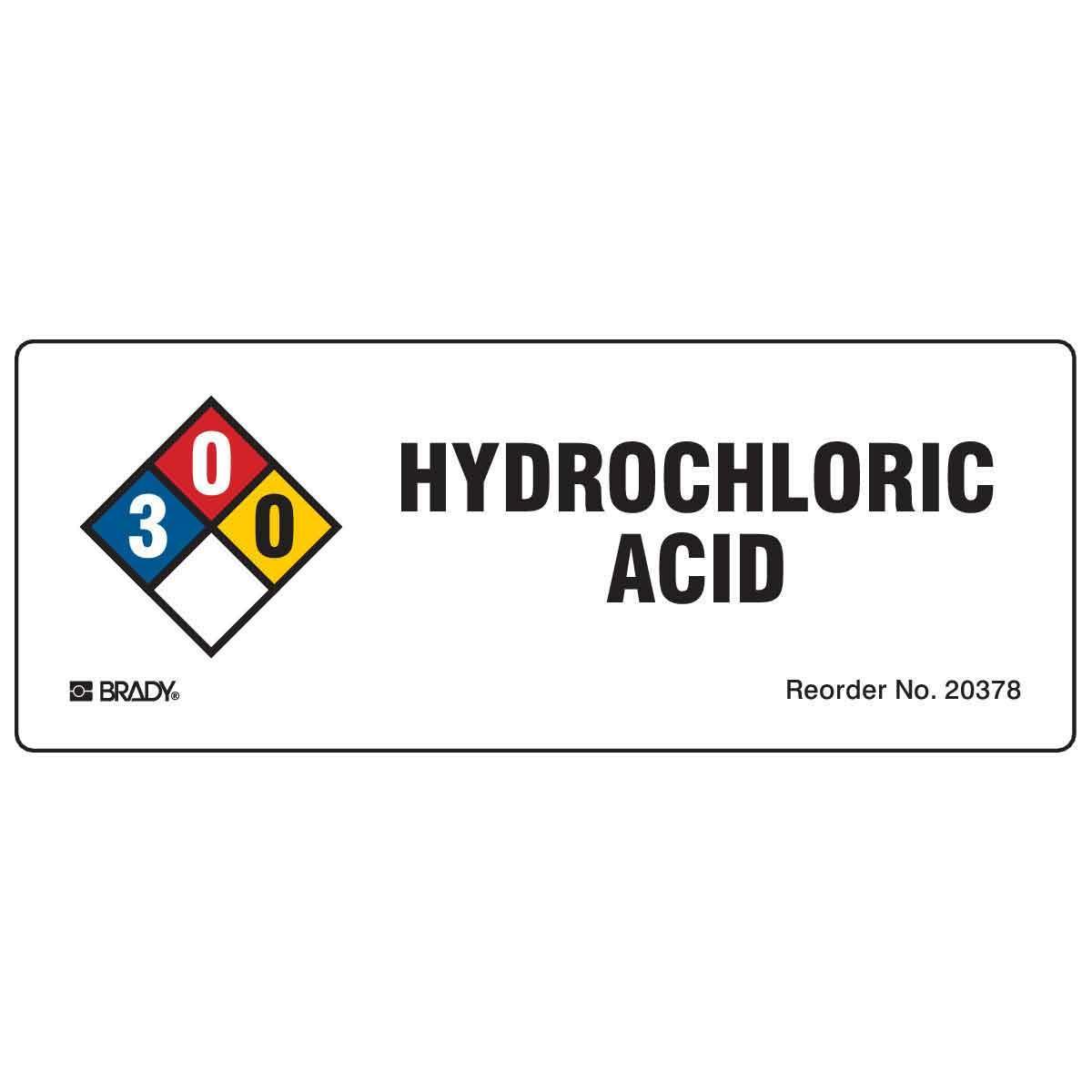 Brady® 20378LS Safety & Facility Labels