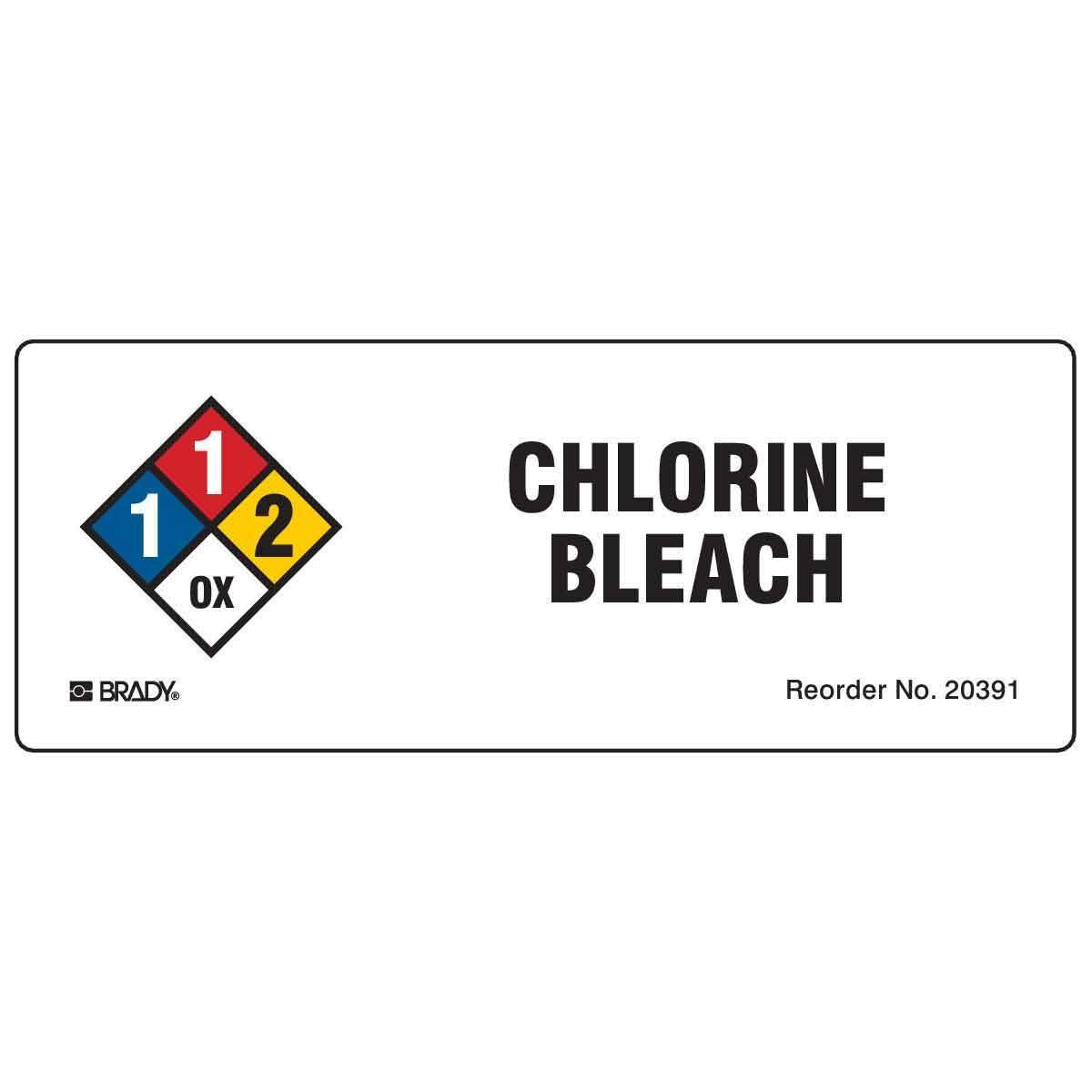 Brady® 20391LS Safety & Facility Labels