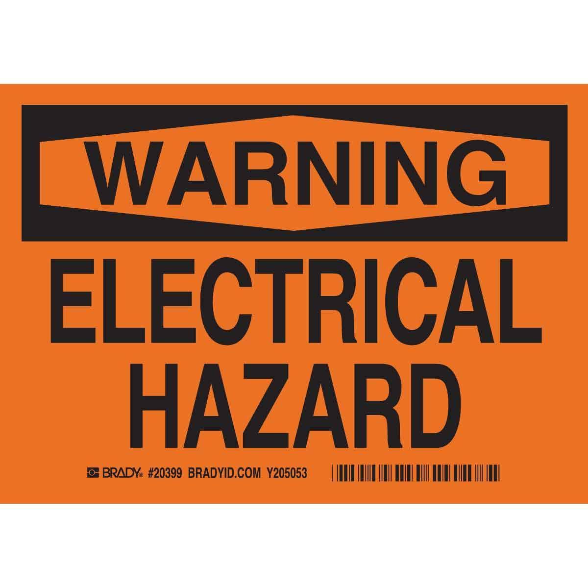 Brady® 20399 Accident Prevention Signs