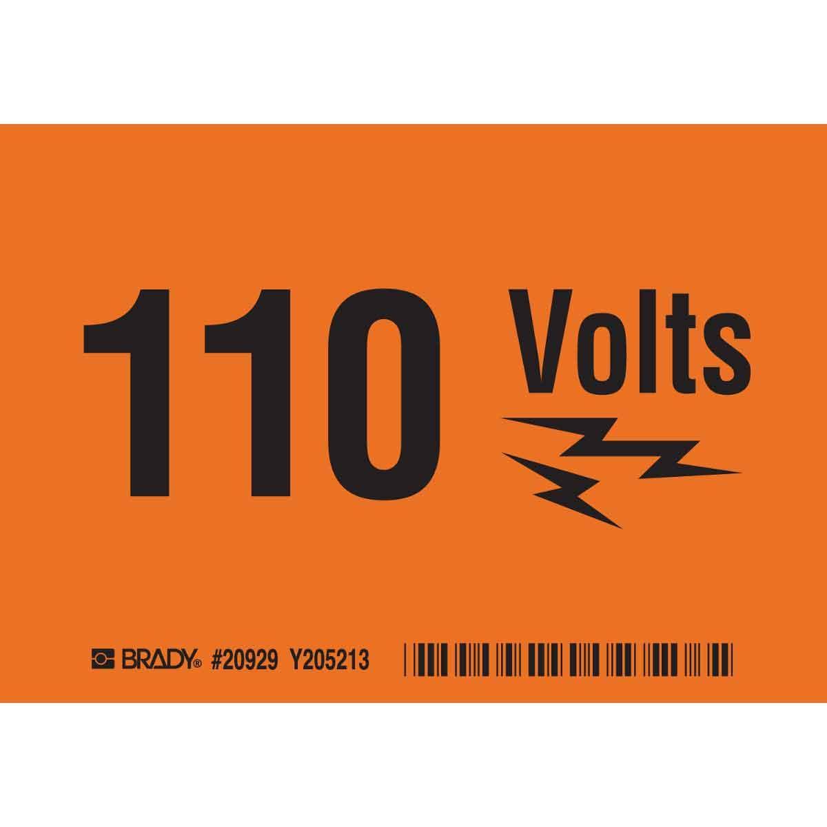 Brady® 20929 Conduit & Voltage Markers