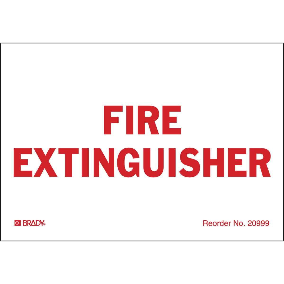 Brady® 20999LS Fire, Emergency, Exit & First Aid Signs