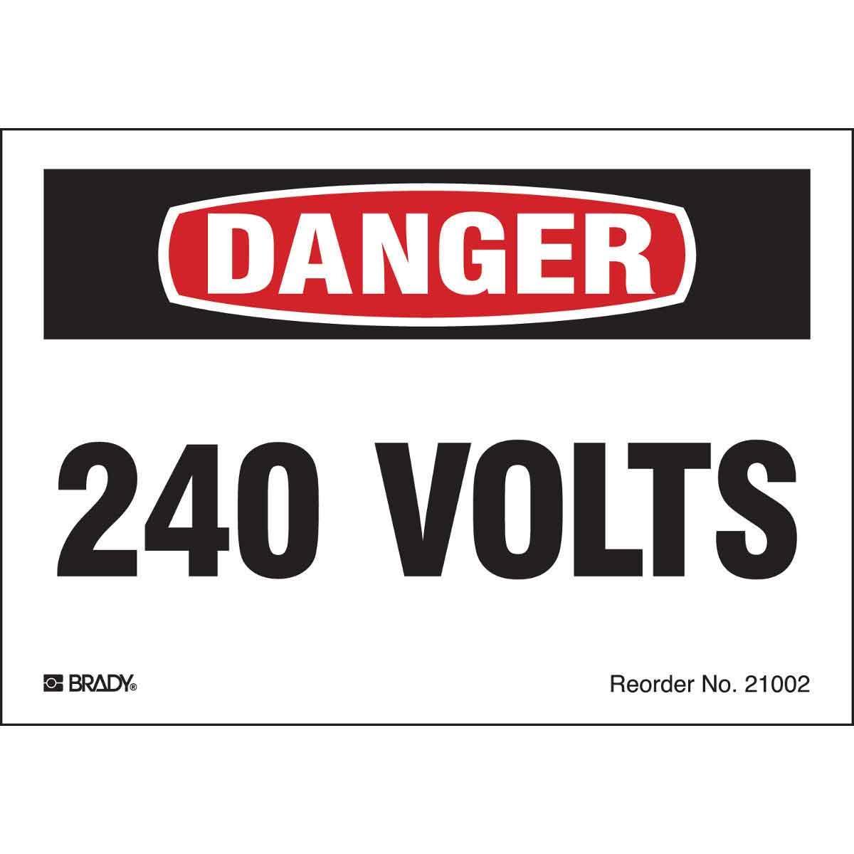 Brady® 21002LS Safety & Facility Labels