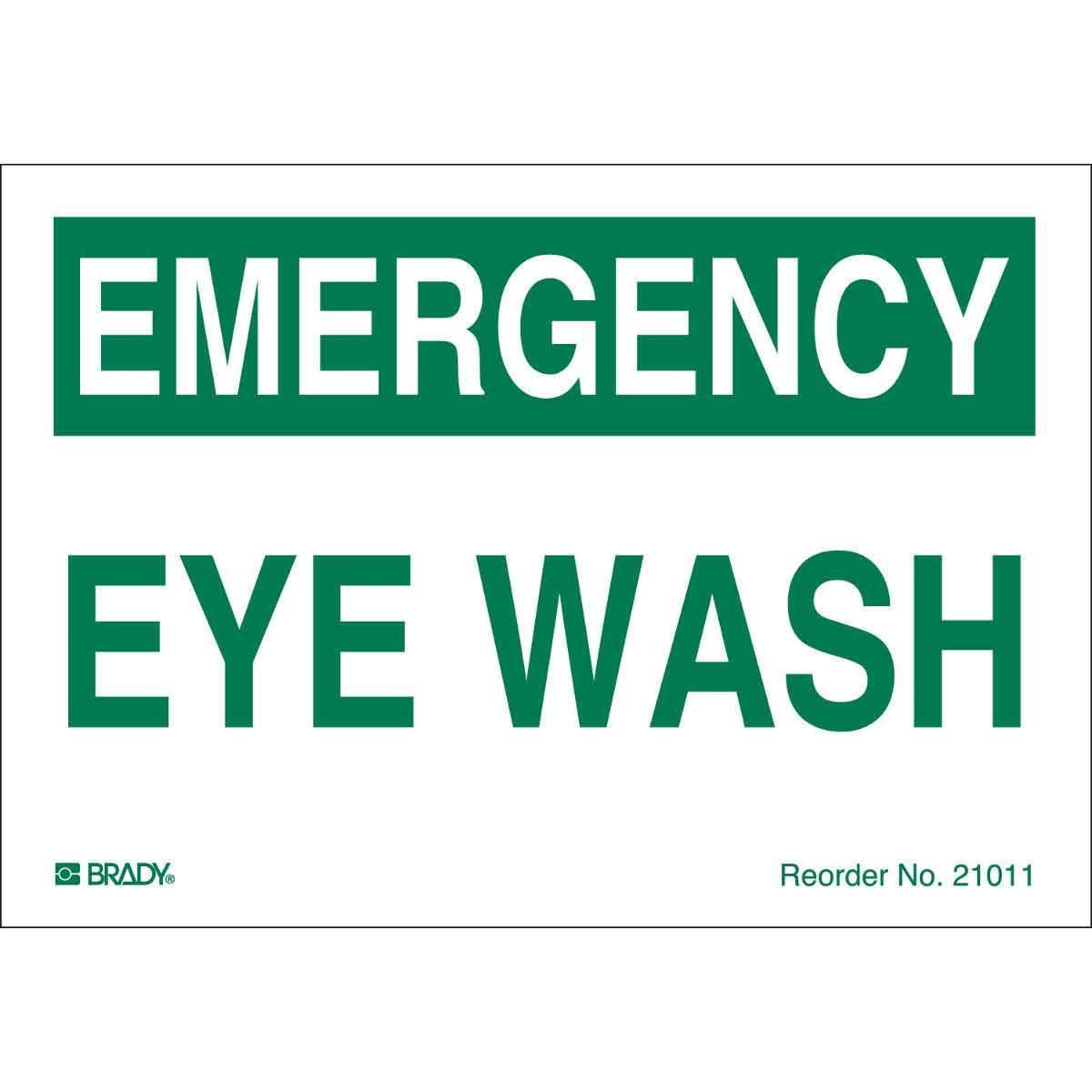 Brady® 21011LS Fire, Emergency, Exit & First Aid Signs