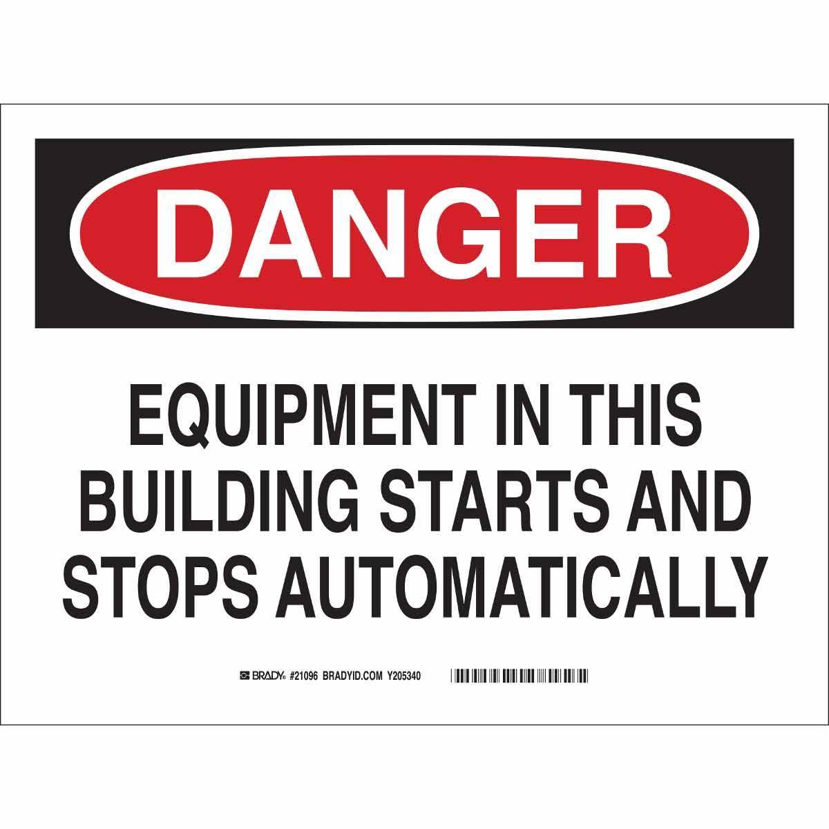 Brady® 21096 Accident Prevention Signs