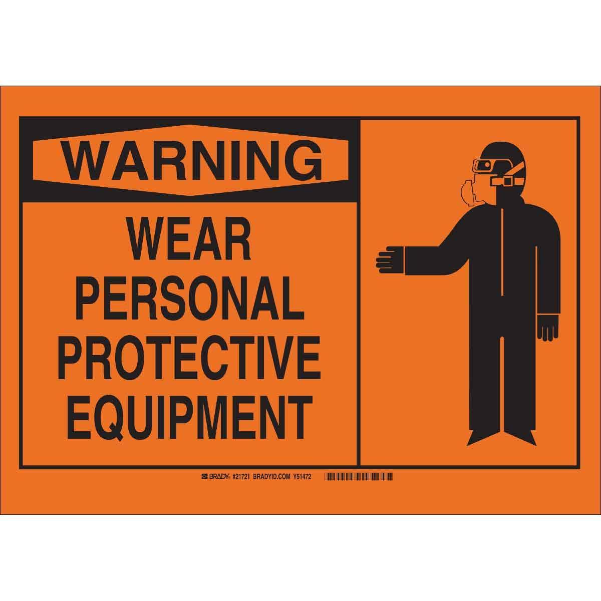 Brady® 26542 Accident Prevention Signs