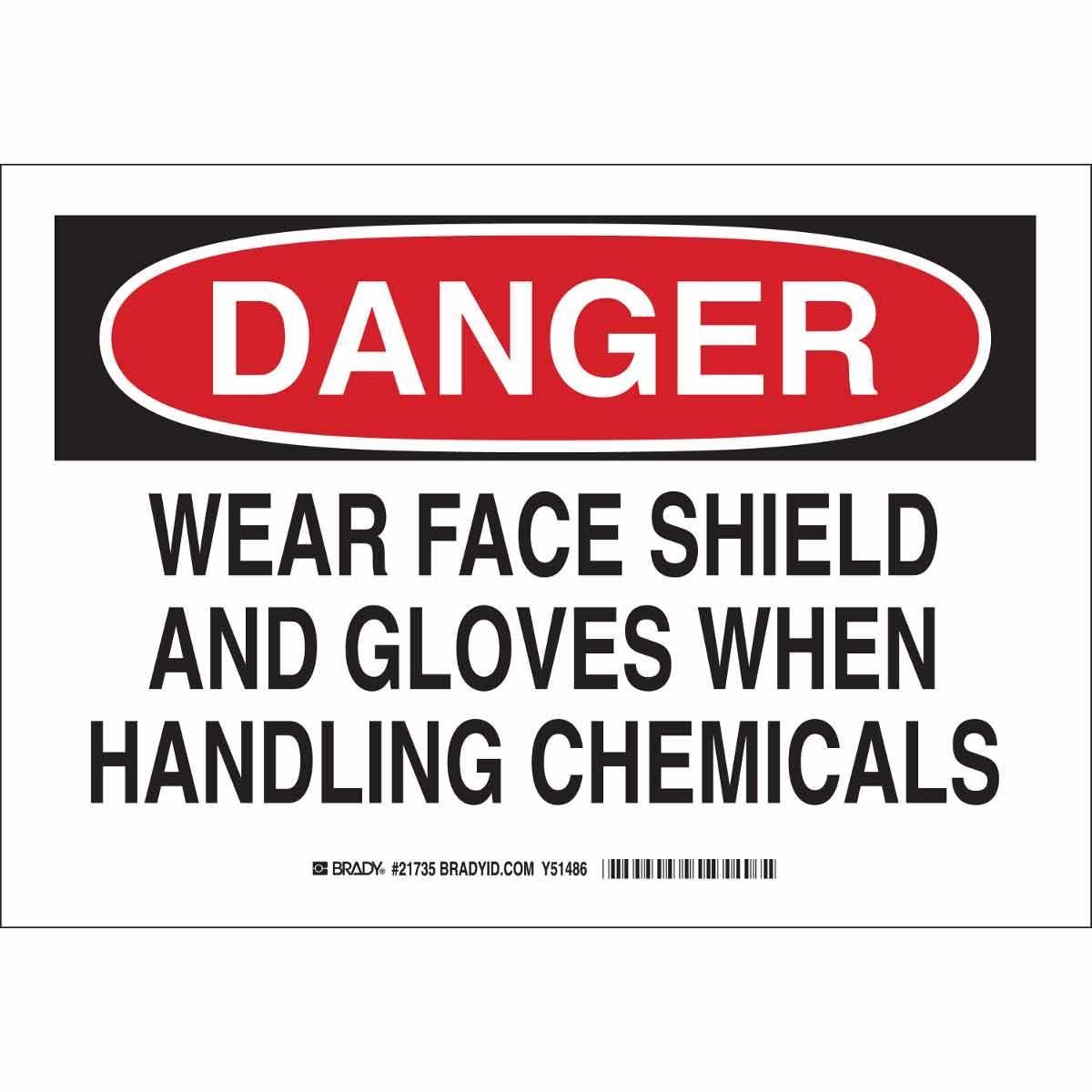 Brady® 21735 Accident Prevention Signs