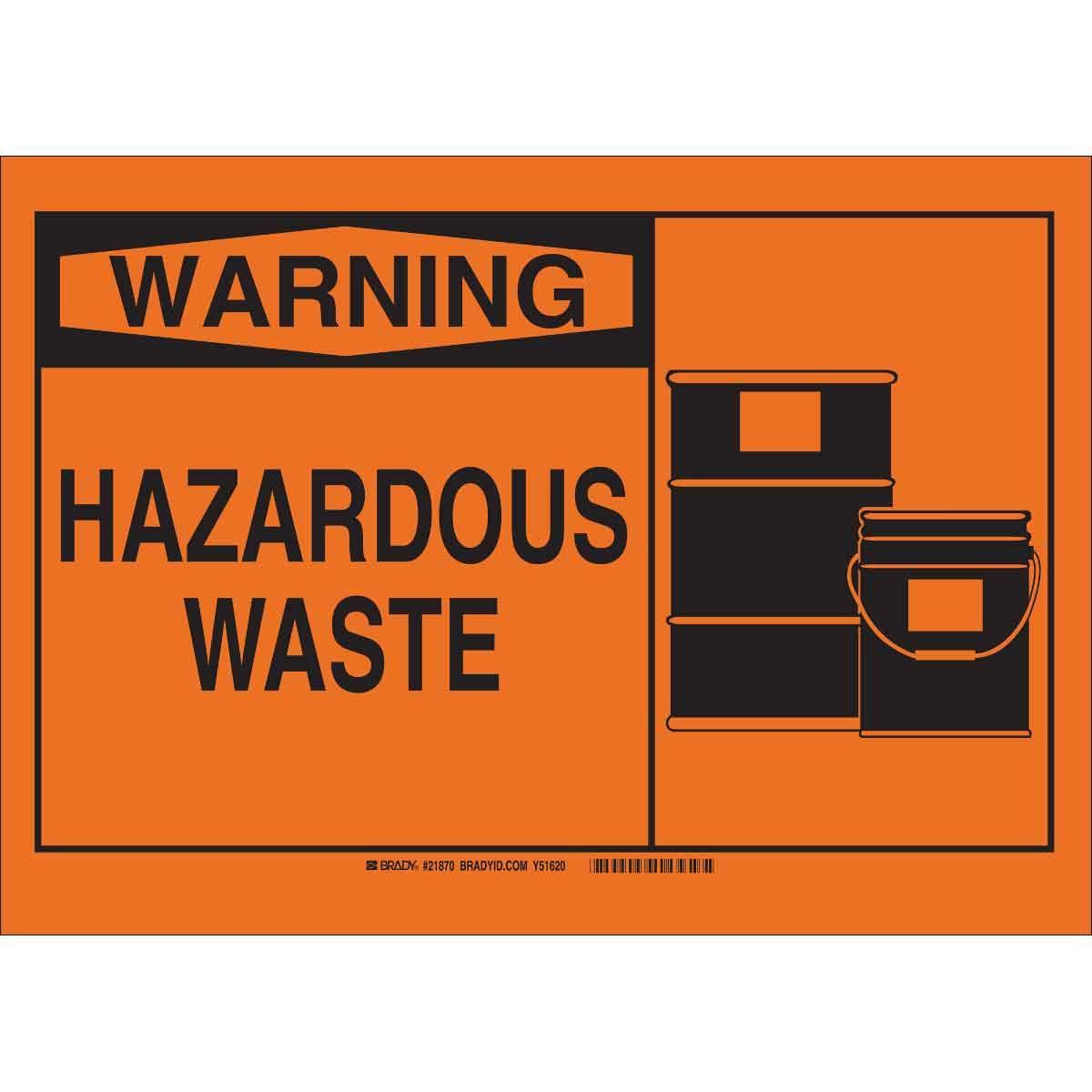 Brady® 26595 Chemical & Hazardous Material Signs