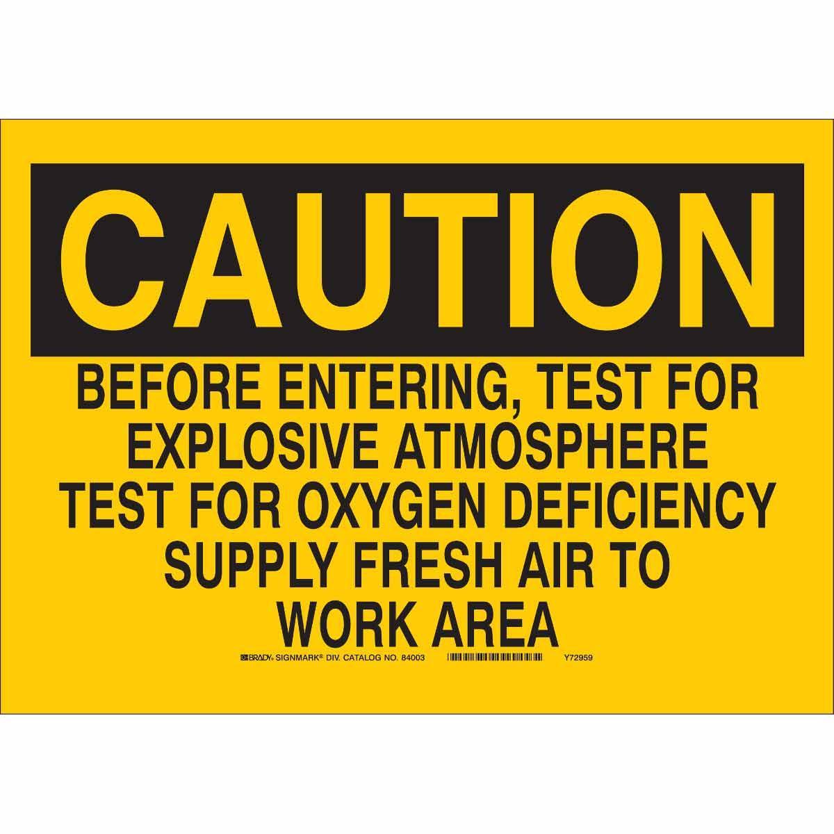 Brady® 40618 Access & Security Signs