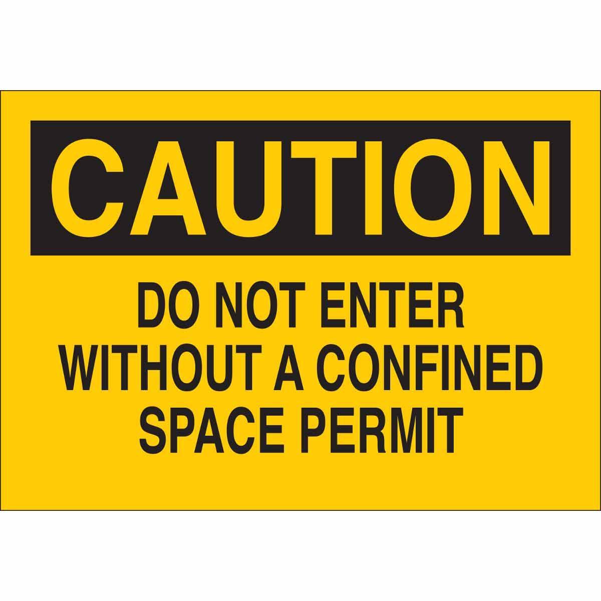 Brady® 84012 Access & Security Signs