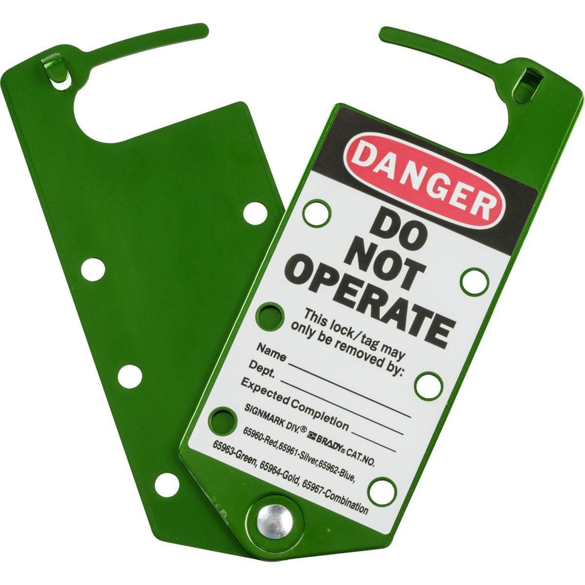 Brady® 22075-G Lockout Hasps