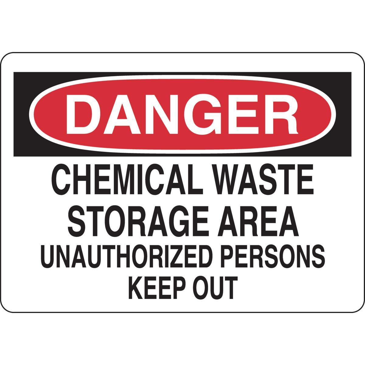 Brady® 22080 Chemical & Hazardous Material Signs