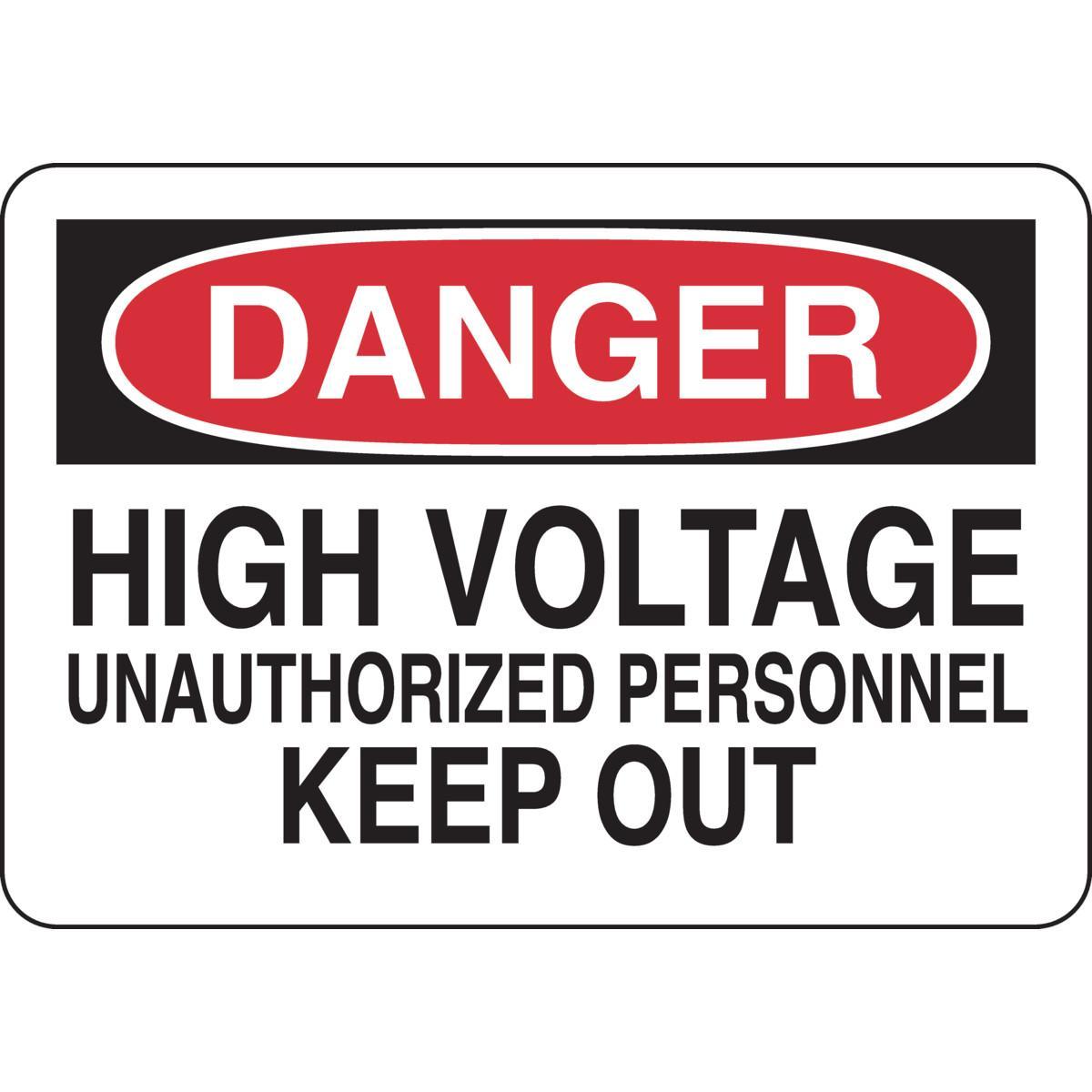 Brady® 22105 Access & Security Signs