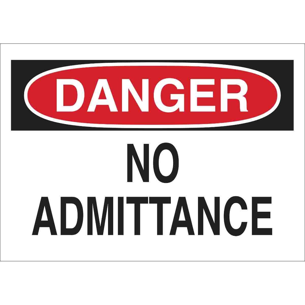 Brady® 40680 Access & Security Signs
