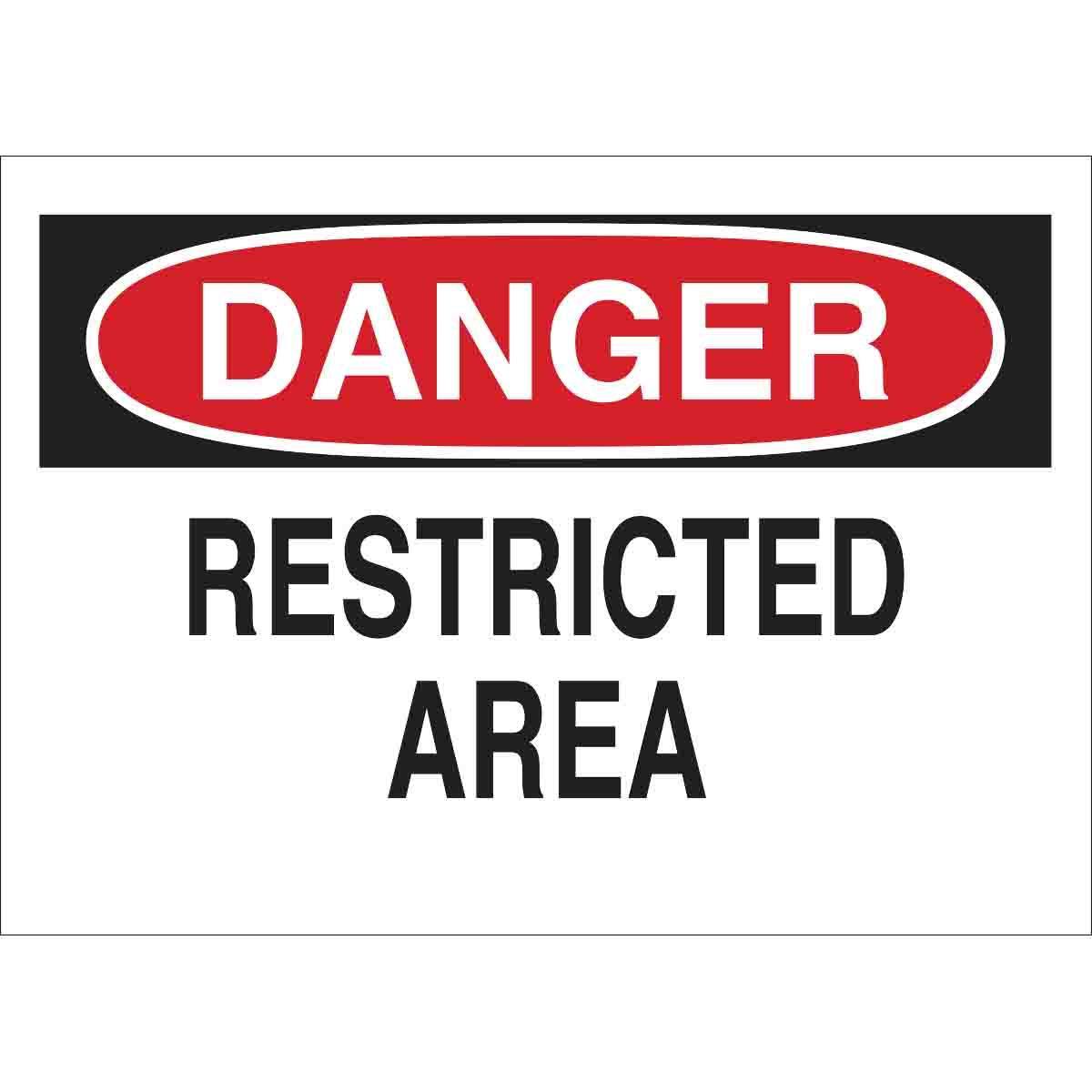 Brady® 22124 Access & Security Signs