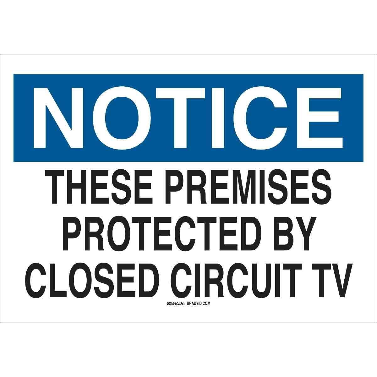 Brady® 22174 Access & Security Signs