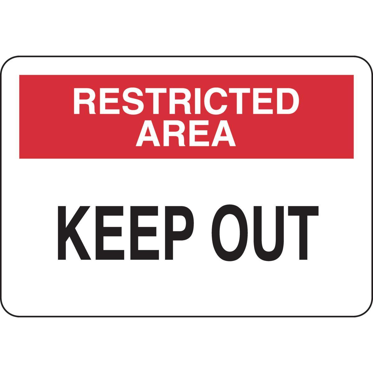 Brady® 22181 Access & Security Signs