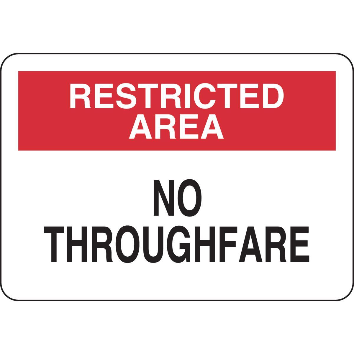 Brady® 22183 Access & Security Signs
