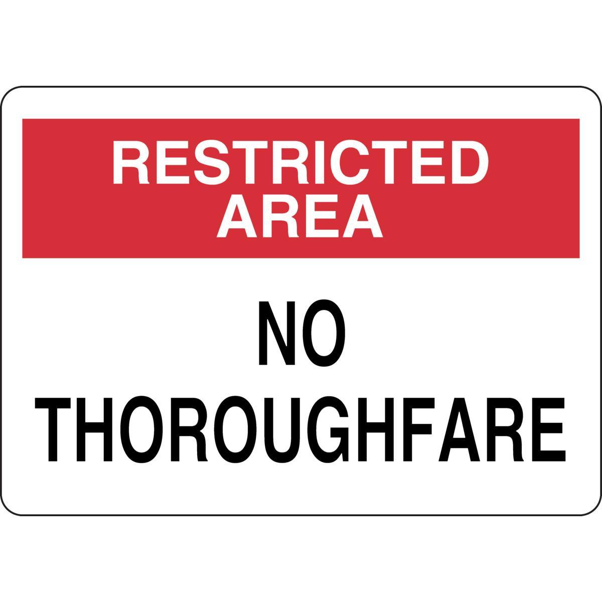 Brady® 22184 Access & Security Signs