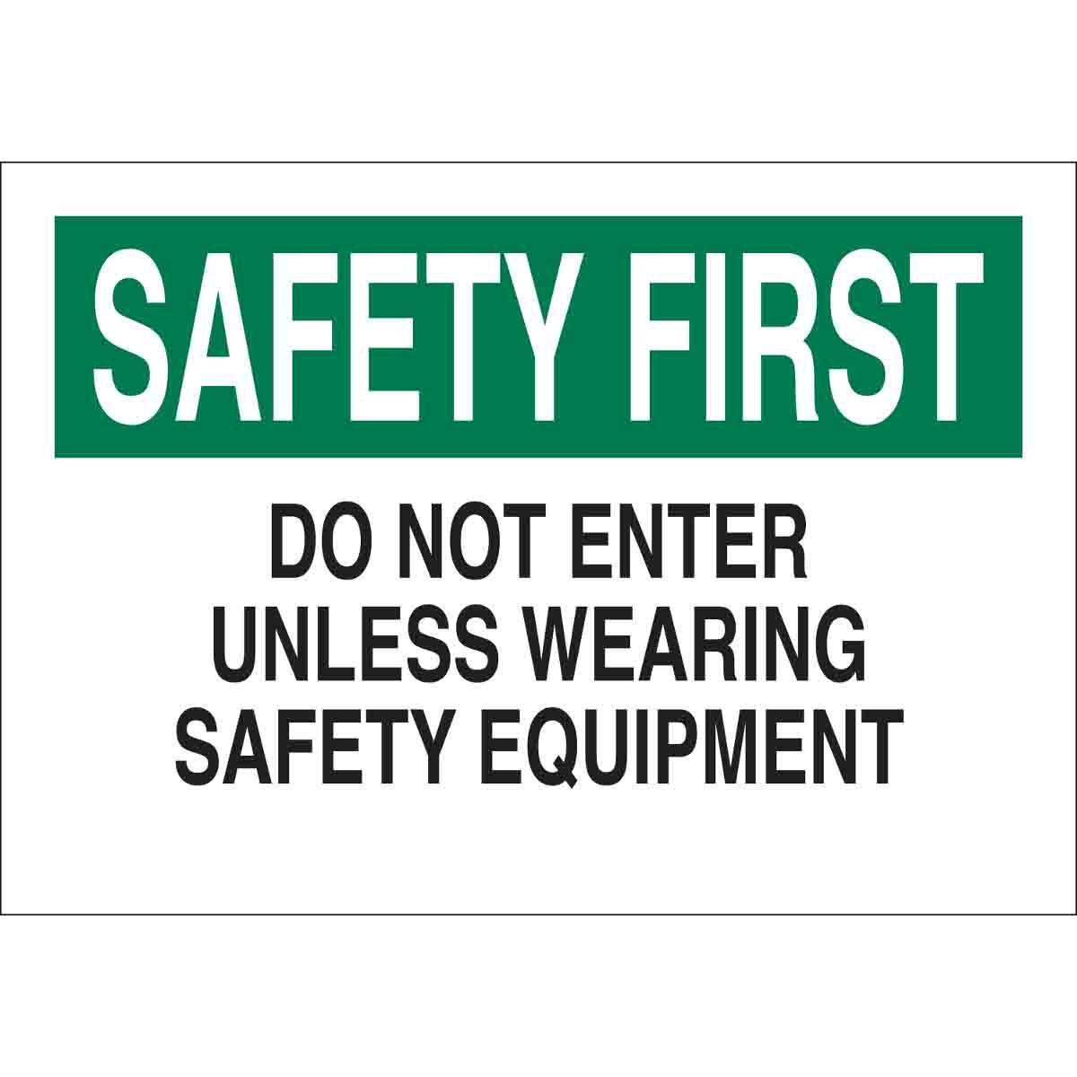 Brady® 22192 Access & Security Signs