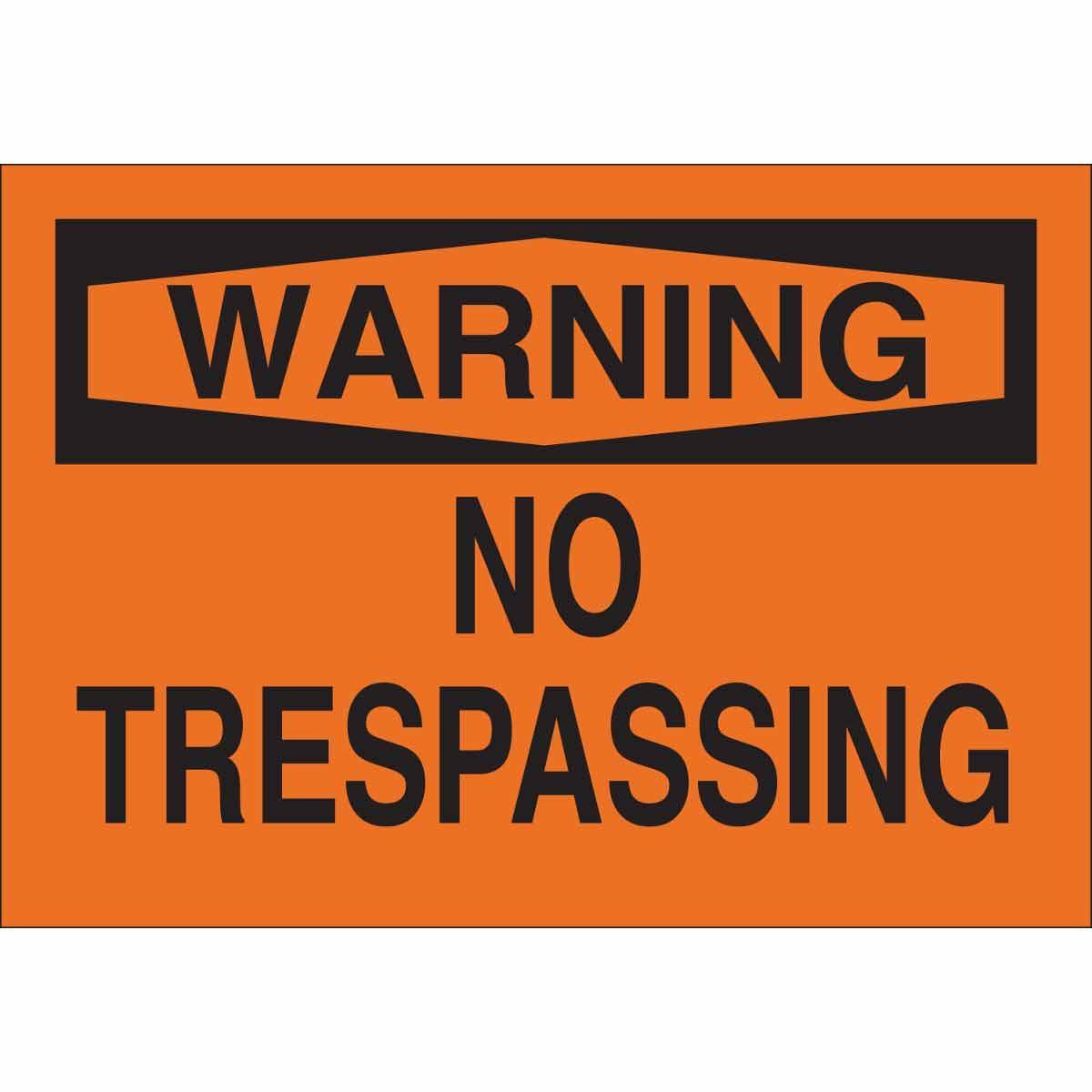 Brady® 69603 Access & Security Signs