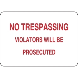 Brady® 22232 Access & Security Signs
