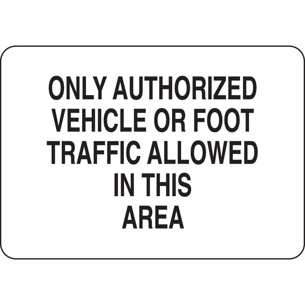 Brady® 40798 Access & Security Signs
