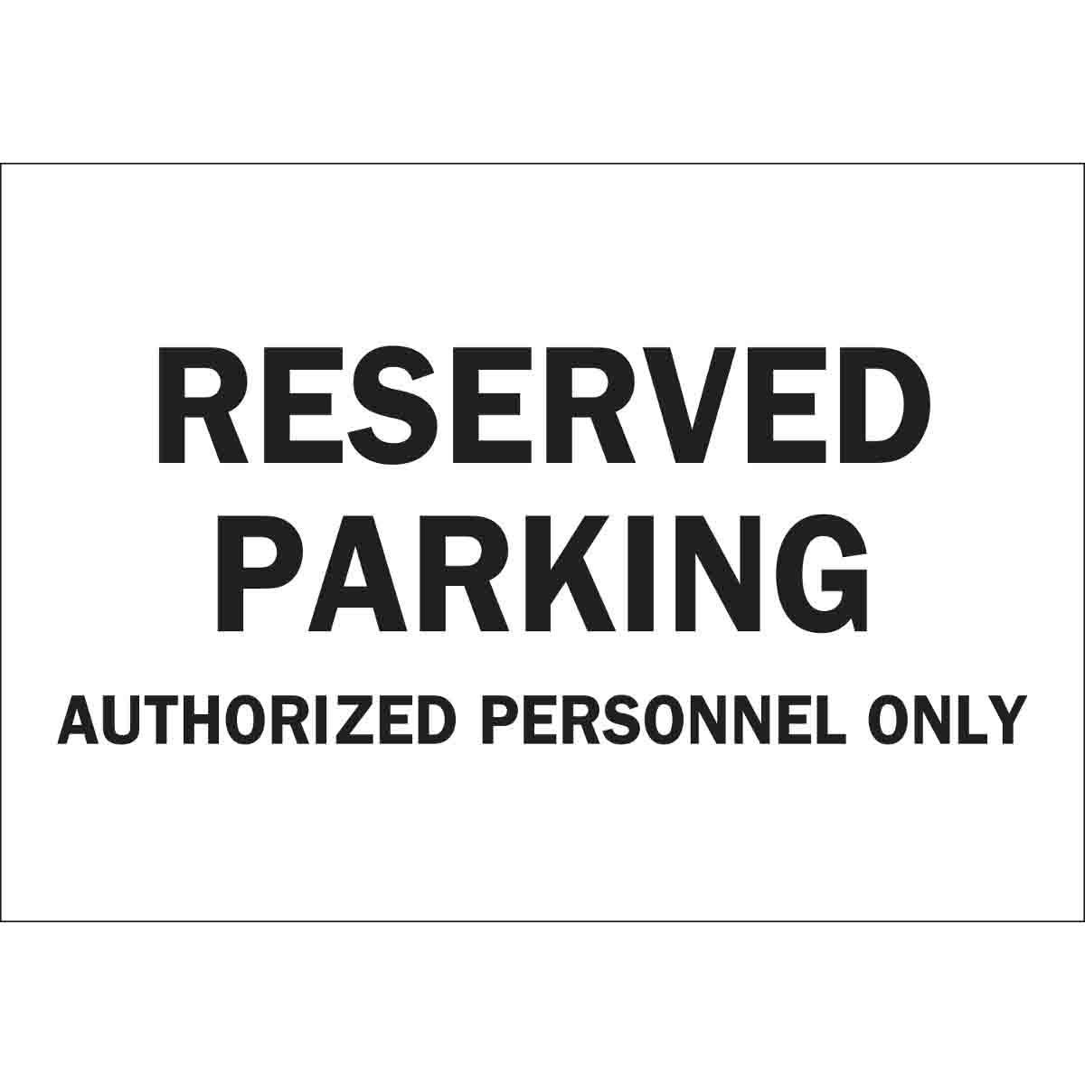 Brady® 22253 Parking & Traffic Signs
