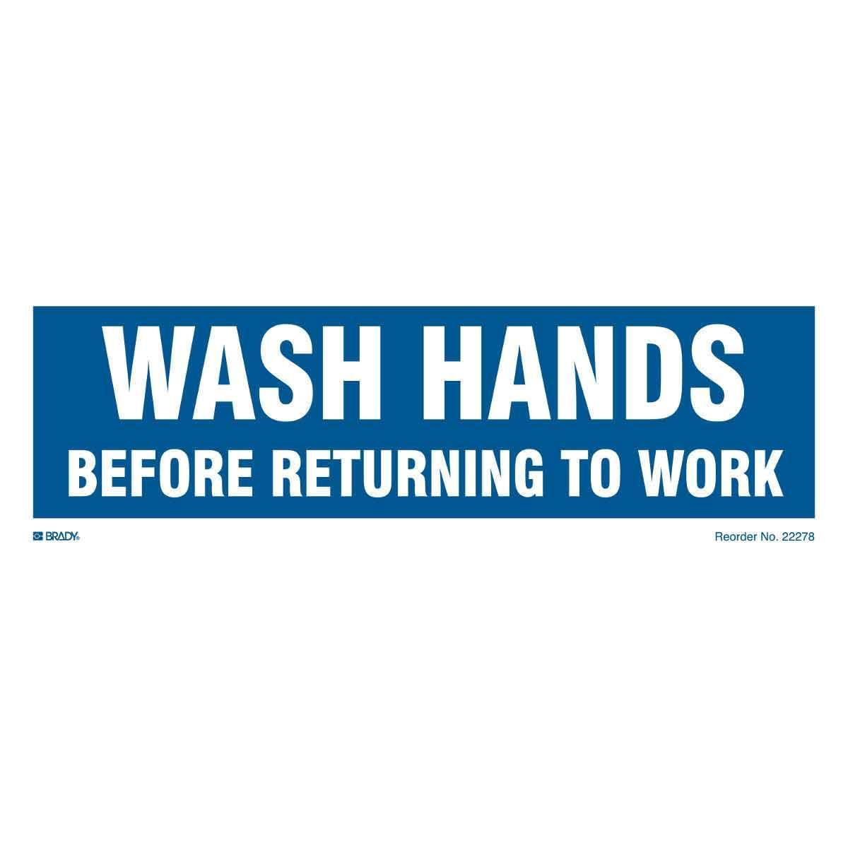 Brady® 22278KLS Office & Facility Signs