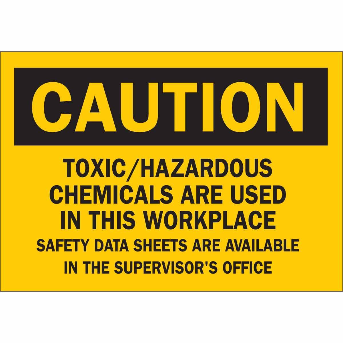 Brady® 22291 Chemical & Hazardous Material Signs
