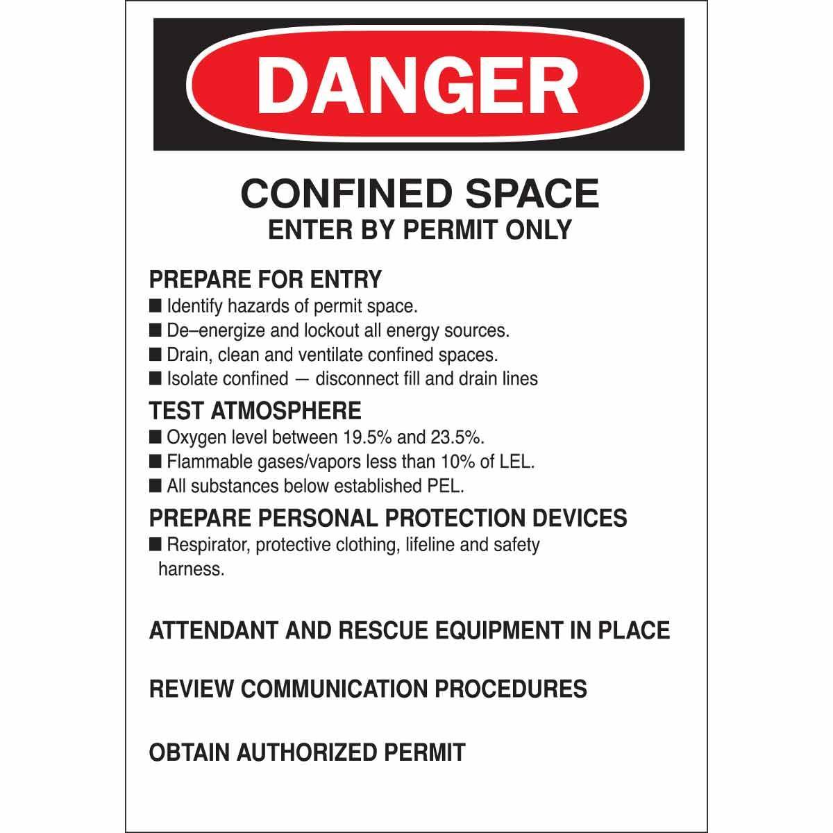 Brady® 40990 Accident Prevention Signs
